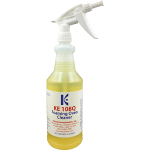Foaming oven cleaner