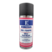 Flat black enamel spray paint
