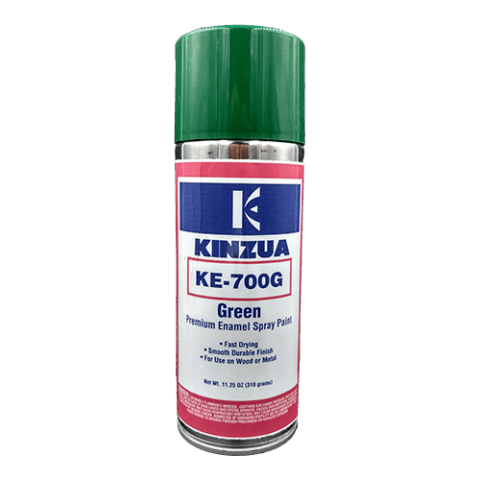 green enamel spray paint